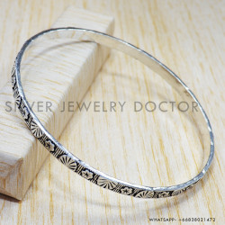 925 Sterling Silver Bangles (SJWB-154)