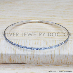 925 Sterling Silver Bangles (SJWB-155) 925 Sterling Silver Bangles (SJWB-155)