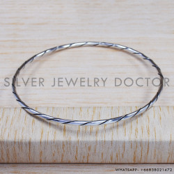 925 Sterling Silver Bangles (SJWB-157) 925 Sterling Silver Bangles (SJWB-157)
