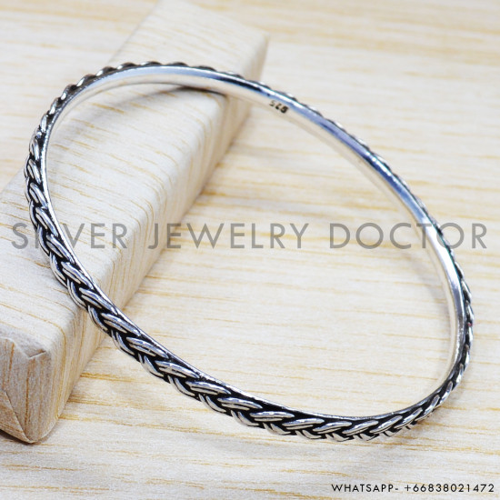 925 Sterling Silver Bangles (SJWB-160) 925 Sterling Silver Bangles (SJWB-160)