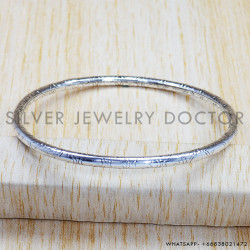 925 Sterling Silver Bangles (SJWB-161) 925 Sterling Silver Bangles (SJWB-161)