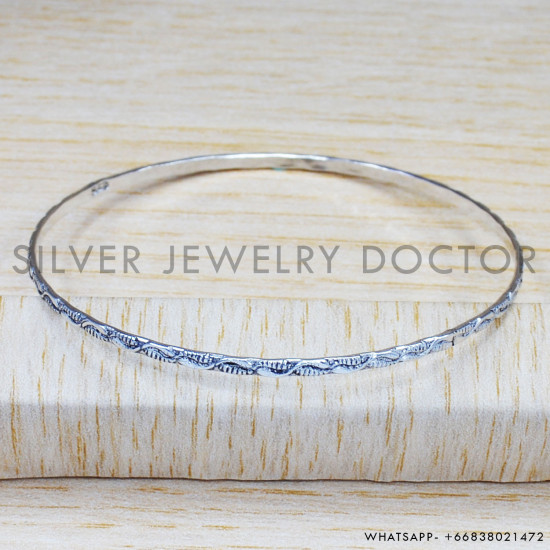 925 Sterling Silver Bangles (SJWB-165) 925 Sterling Silver Bangles (SJWB-165)