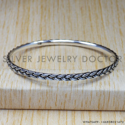 925 Sterling Silver Bangles (SJWB-166) 925 Sterling Silver Bangles (SJWB-166)