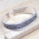 carnelian and multi gemstone new fashion jewelry 925 sterling silver bangle SJWB-17