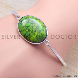 Opal 925 Sterling Silver Bangles (SJWB-19)