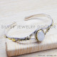 Rainbow Moonstone 925 Sterling Silver Bangles (SJWB-29) Rainbow Moonstone 925 Sterling Silver Bangles (SJWB-29)
