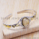 Golden Rutile 925 Sterling Silver Bangles (SJWB-34) Golden Rutile 925 Sterling Silver Bangles (SJWB-34)