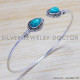 Wholesale 925 Sterling Silver designer jewelry turquoise gemstone bangle, originating from India SJWB-50 Wholesale 925 Sterling Silver designer jewelry turquoise gemstone bangle, originating from India SJWB-50