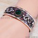 Emerald 925 Sterling Silver Bangles (SJWB-60) Emerald 925 Sterling Silver Bangles (SJWB-60)