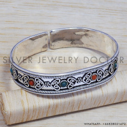 Turquoise 925 Sterling Silver Bangles (SJWB-66) Turquoise 925 Sterling Silver Bangles (SJWB-66)