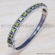 Peridot 925 Sterling Silver Bangles (SJWB-69) Peridot 925 Sterling Silver Bangles (SJWB-69)