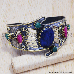Sapphire 925 Sterling Silver Bangles (SJWB-77) Sapphire 925 Sterling Silver Bangles (SJWB-77)