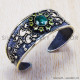 Black Onyx 925 Sterling Silver Bangles (SJWB-78) Black Onyx 925 Sterling Silver Bangles (SJWB-78)