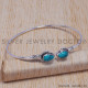 Sapphire 925 Sterling Silver Bangles (SJWB-85) Sapphire 925 Sterling Silver Bangles (SJWB-85)