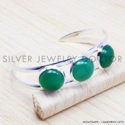 Pearl 925 Sterling Silver Bangles (SJWB-9) Pearl 925 Sterling Silver Bangles (SJWB-9)