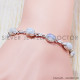 Rainbow Moonstone 925 Sterling Silver Bracelet (SJWBR-1) Rainbow Moonstone 925 Sterling Silver Bracelet (SJWBR-1)