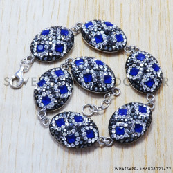 Sapphire 925 Sterling Silver Bracelet (SJWBR-102) Sapphire 925 Sterling Silver Bracelet (SJWBR-102)