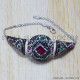 Emerald 925 Sterling Silver Bracelet (SJWBR-108)