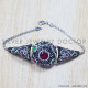 Emerald 925 Sterling Silver Bracelet (SJWBR-118) Emerald 925 Sterling Silver Bracelet (SJWBR-118)