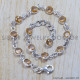 Citrine 925 Sterling Silver Bracelet (SJWBR-119) Citrine 925 Sterling Silver Bracelet (SJWBR-119)