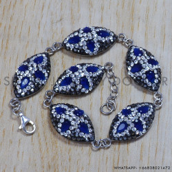 Sapphire 925 Sterling Silver Bracelet (SJWBR-120) Sapphire 925 Sterling Silver Bracelet (SJWBR-120)