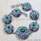 Emerald 925 Sterling Silver Bracelet (SJWBR-125) Emerald 925 Sterling Silver Bracelet (SJWBR-125)