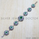 Emerald 925 Sterling Silver Bracelet (SJWBR-125) Emerald 925 Sterling Silver Bracelet (SJWBR-125)