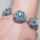 Emerald 925 Sterling Silver Bracelet (SJWBR-125) Emerald 925 Sterling Silver Bracelet (SJWBR-125)