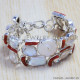 Carnelian 925 Sterling Silver Bracelet (SJWBR-126) Carnelian 925 Sterling Silver Bracelet (SJWBR-126)