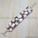 Carnelian 925 Sterling Silver Bracelet (SJWBR-126) Carnelian 925 Sterling Silver Bracelet (SJWBR-126)