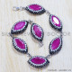 Ruby 925 Sterling Silver Bracelet (SJWBR-128) Ruby 925 Sterling Silver Bracelet (SJWBR-128)
