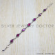 Ruby 925 Sterling Silver Bracelet (SJWBR-13)
