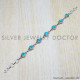Turquoise 925 Sterling Silver Bracelet (SJWBR-14)