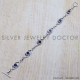 Amethyst 925 Sterling Silver Bracelet (SJWBR-140) Amethyst 925 Sterling Silver Bracelet (SJWBR-140)