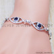 Amethyst 925 Sterling Silver Bracelet (SJWBR-140) Amethyst 925 Sterling Silver Bracelet (SJWBR-140)