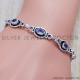 Amethyst 925 Sterling Silver Bracelet (SJWBR-142) Amethyst 925 Sterling Silver Bracelet (SJWBR-142)