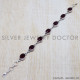 Garnet 925 Sterling Silver Bracelet (SJWBR-144) Garnet 925 Sterling Silver Bracelet (SJWBR-144)