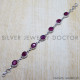 Ruby 925 Sterling Silver Bracelet (SJWBR-149) Ruby 925 Sterling Silver Bracelet (SJWBR-149)
