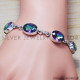 Mystic Topaz 925 Sterling Silver Bracelet (SJWBR-151) Mystic Topaz 925 Sterling Silver Bracelet (SJWBR-151)