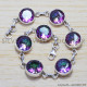 Mystic Topaz 925 Sterling Silver Bracelet (SJWBR-154) Mystic Topaz 925 Sterling Silver Bracelet (SJWBR-154)