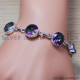Mystic Topaz 925 Sterling Silver Bracelet (SJWBR-154) Mystic Topaz 925 Sterling Silver Bracelet (SJWBR-154)