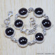 Garnet 925 Sterling Silver Bracelet (SJWBR-16)