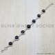 Garnet 925 Sterling Silver Bracelet (SJWBR-16)