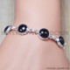 Garnet 925 Sterling Silver Bracelet (SJWBR-16)