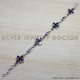 Amethyst 925 Sterling Silver Bracelet (SJWBR-161) Amethyst 925 Sterling Silver Bracelet (SJWBR-161)