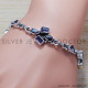 Amethyst 925 Sterling Silver Bracelet (SJWBR-161) Amethyst 925 Sterling Silver Bracelet (SJWBR-161)