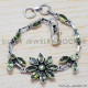Peridot 925 Sterling Silver Bracelet (SJWBR-162) Peridot 925 Sterling Silver Bracelet (SJWBR-162)