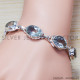 Green Amethyst 925 Sterling Silver Bracelet (SJWBR-169) Green Amethyst 925 Sterling Silver Bracelet (SJWBR-169)