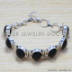Black Onyx 925 Sterling Silver Bracelet (SJWBR-172) Black Onyx 925 Sterling Silver Bracelet (SJWBR-172)