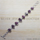 Ruby 925 Sterling Silver Bracelet (SJWBR-177) Ruby 925 Sterling Silver Bracelet (SJWBR-177)